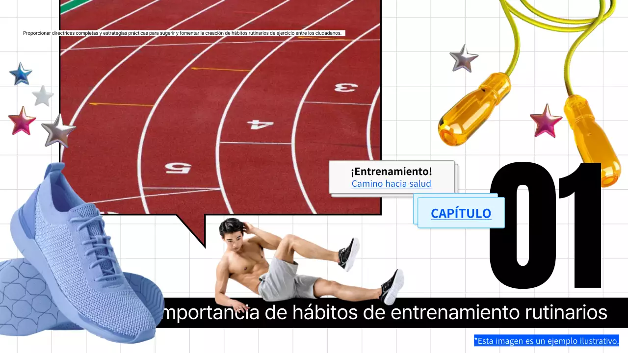 guía de hábitos de entrenamiento de la rutina blanca de moda