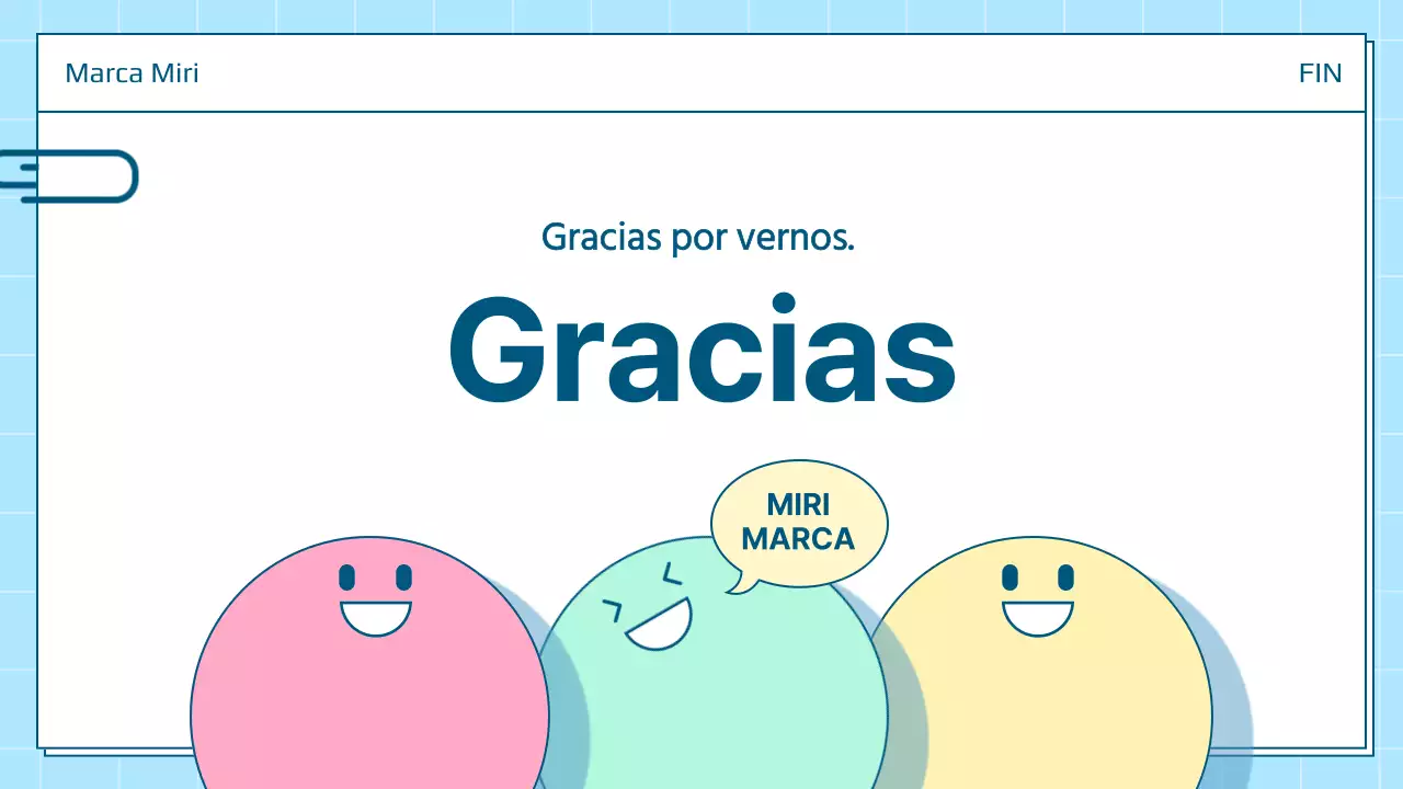 Un bonito puesto de presentación personal en blanco y azul