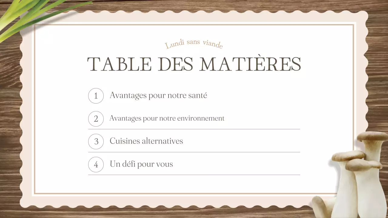 Le matériel pédagogique du défi classique "Lundi sans viande" (brun et vert)