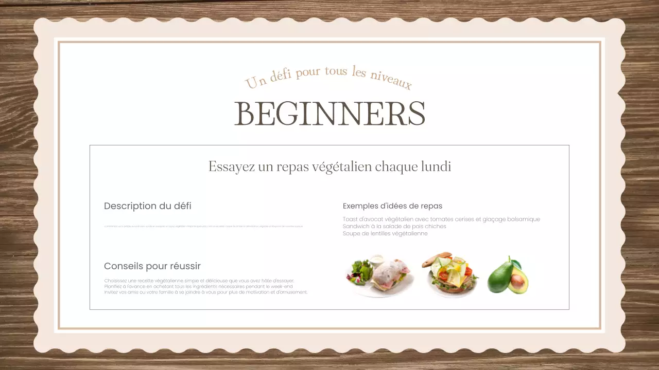 Le matériel pédagogique du défi classique "Lundi sans viande" (brun et vert)