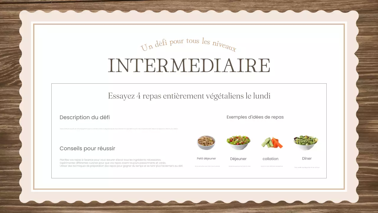 Le matériel pédagogique du défi classique "Lundi sans viande" (brun et vert)