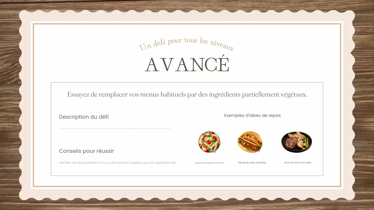 Le matériel pédagogique du défi classique "Lundi sans viande" (brun et vert)