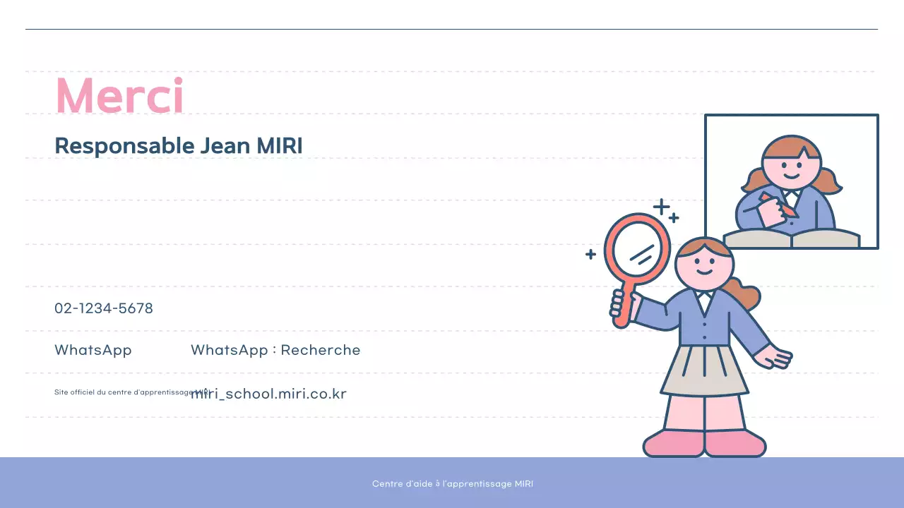 Guide du programme du centre de soutien à l'apprentissage simple de Pink et Bora