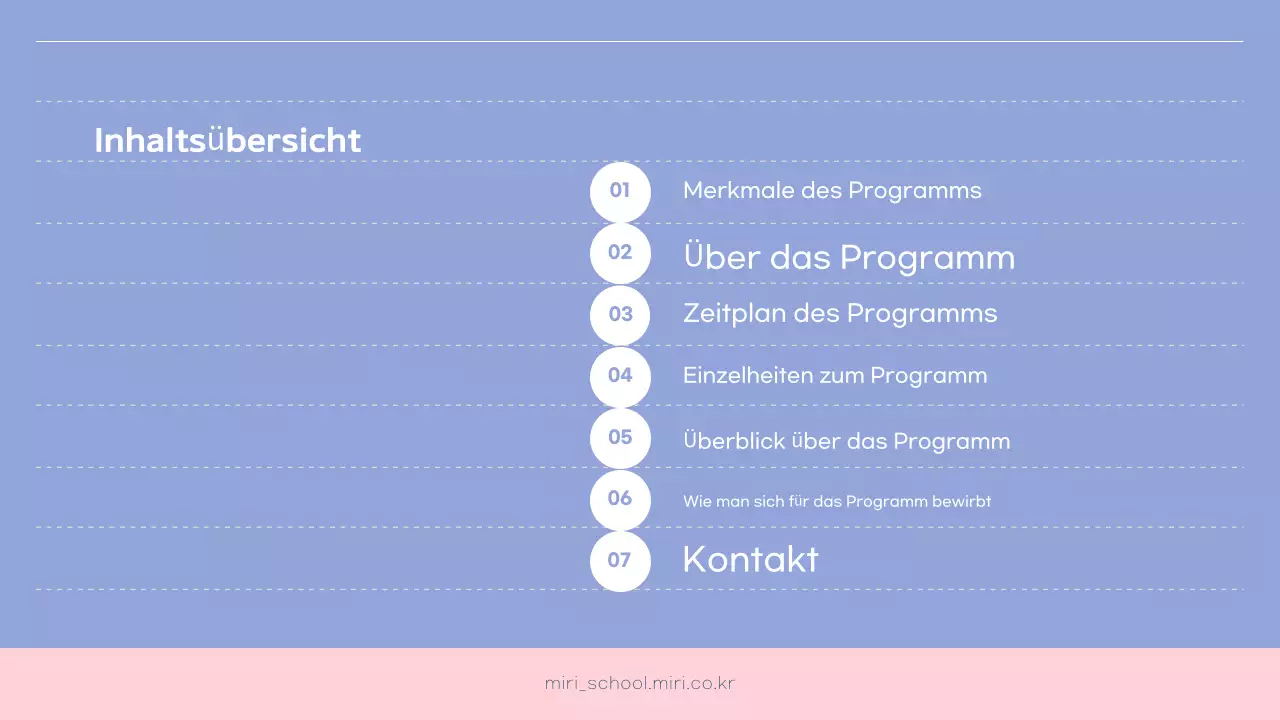 Pink und Bora's Simple Learning Support Centre Programmleitfaden