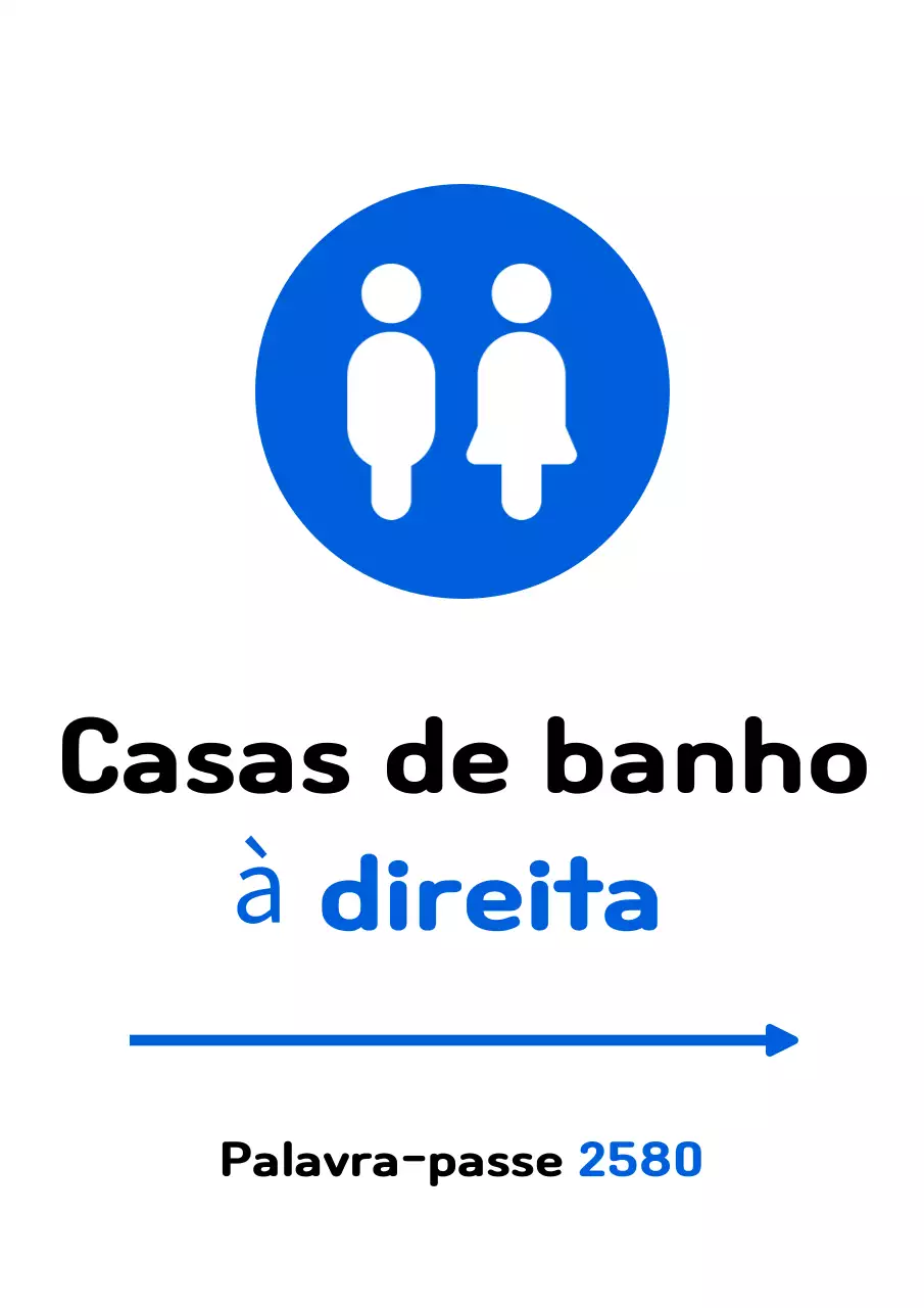 Locais simples de casas de banho azuis e brancas