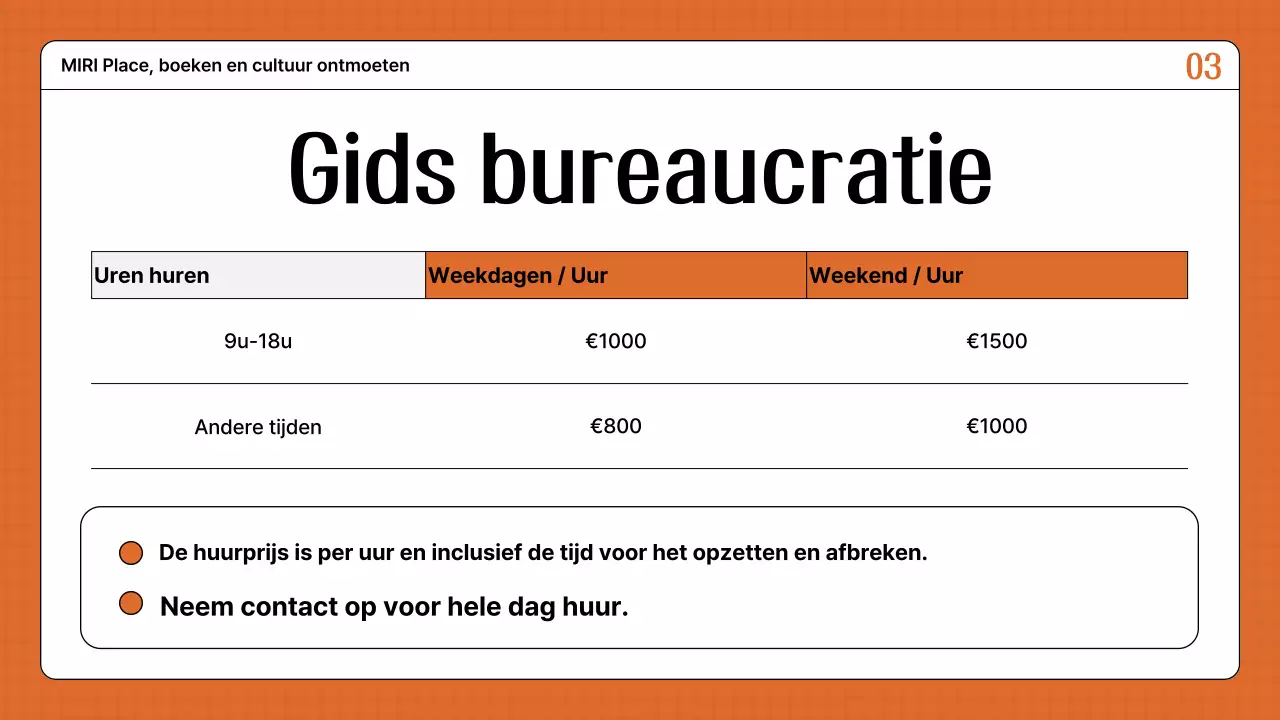 Een gids voor het huren van een oranje en retro locatie