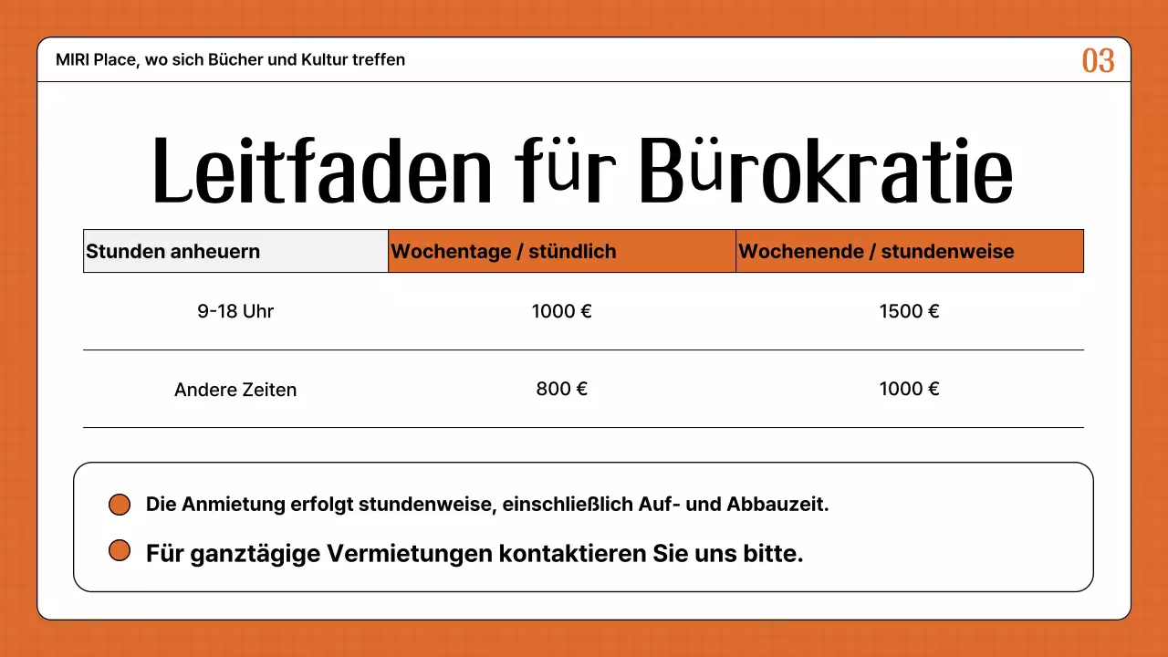 Ein Leitfaden für die Anmietung eines orangefarbenen Retro-Lokals