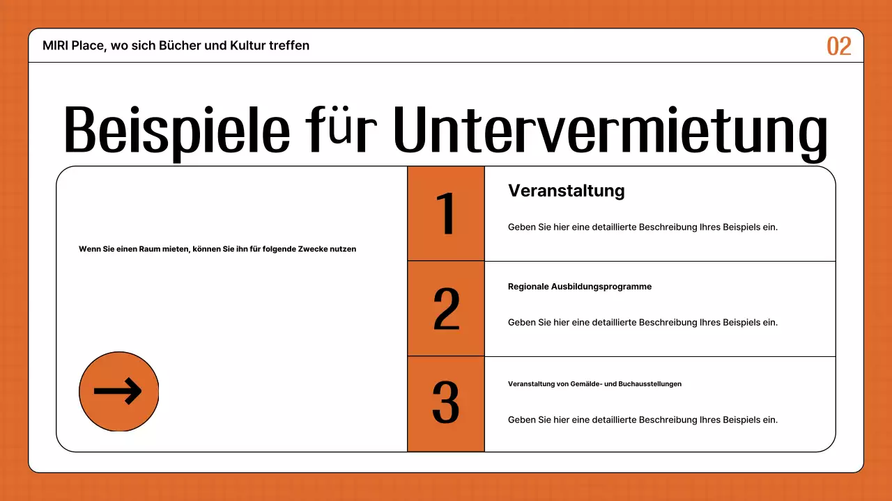 Ein Leitfaden für die Anmietung eines orangefarbenen Retro-Lokals