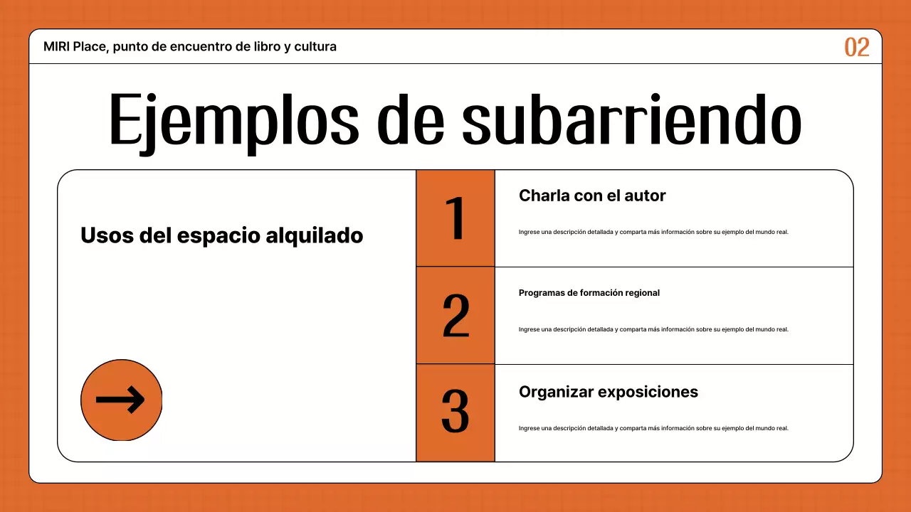 Guía para contratar un local naranja y retro