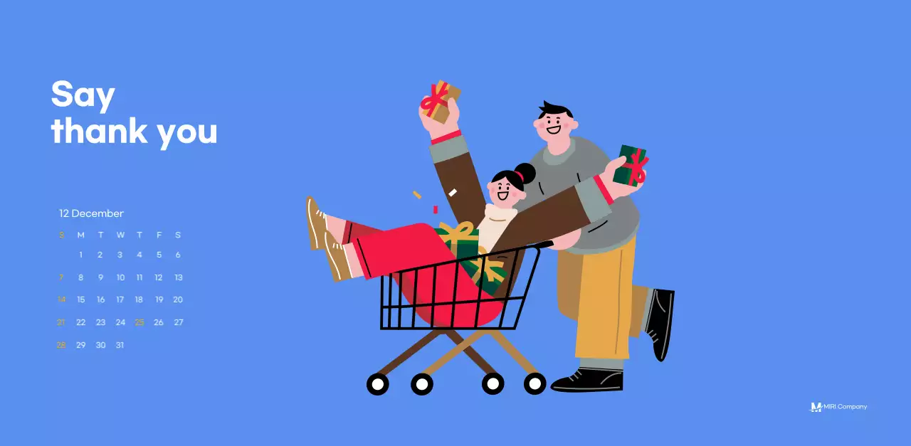 Lịch tạo động lực với hình ảnh minh họa sống động và những câu nói tích cực trên nền xanh da trời.