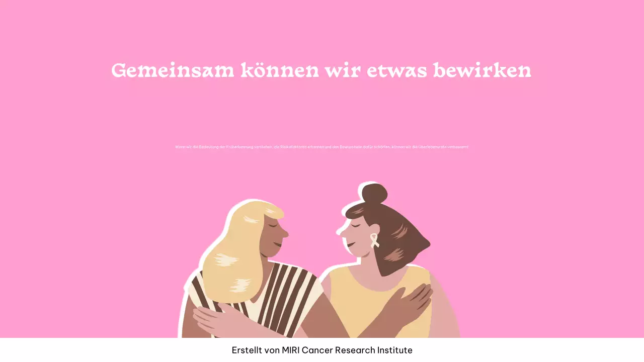 Pink und Mint Pop Kampagne zum Pink Ribbon Day
