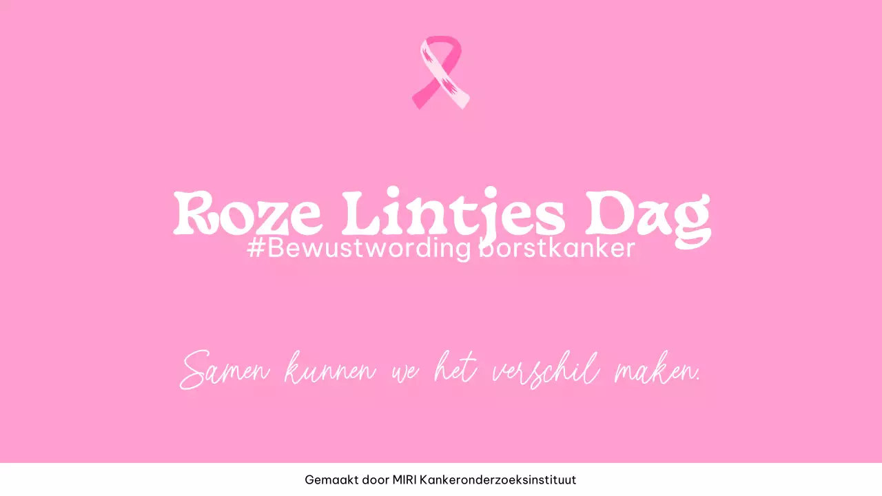 Pink and Mint Pop Pink Ribbon Day-campagne