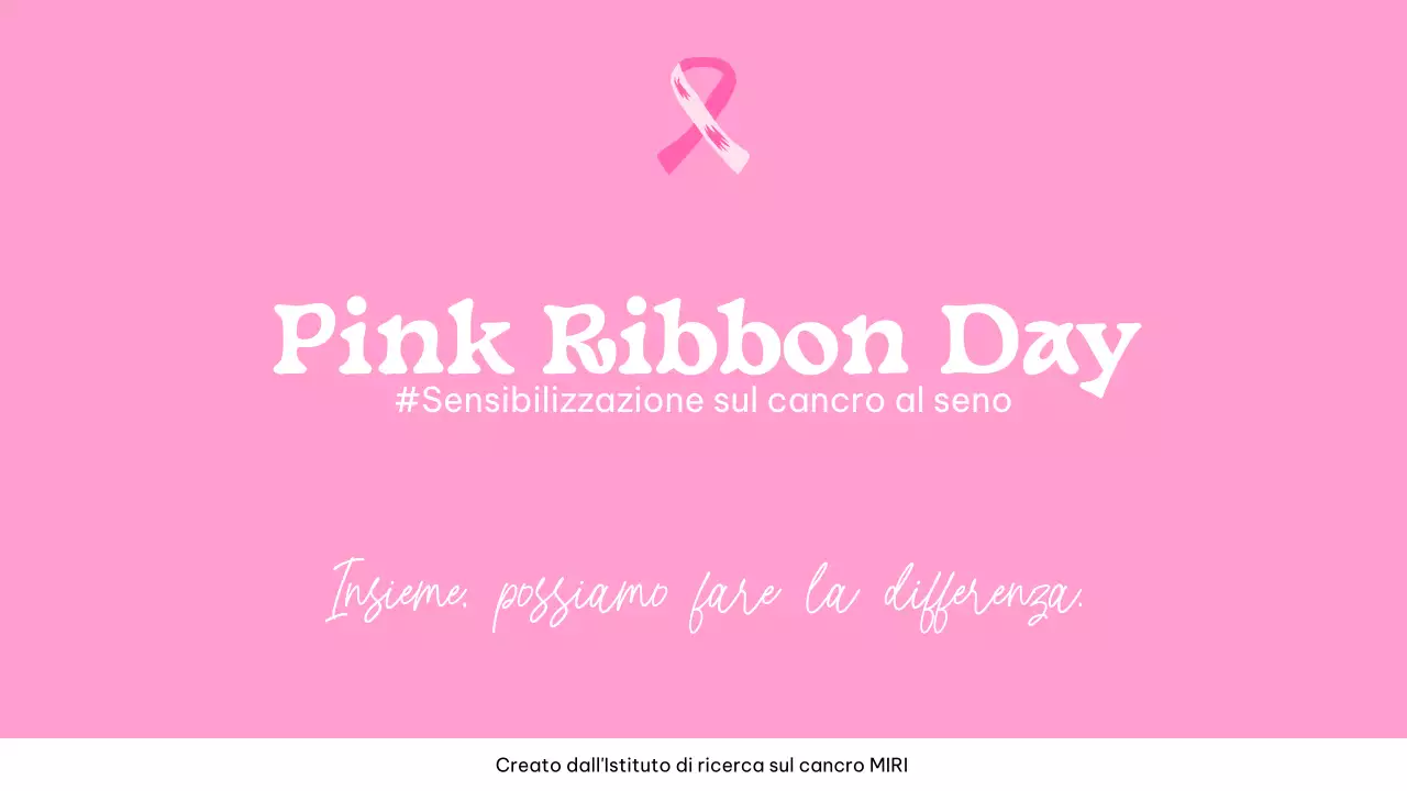 Campagna per la Giornata del Nastro Rosa e Menta Pop