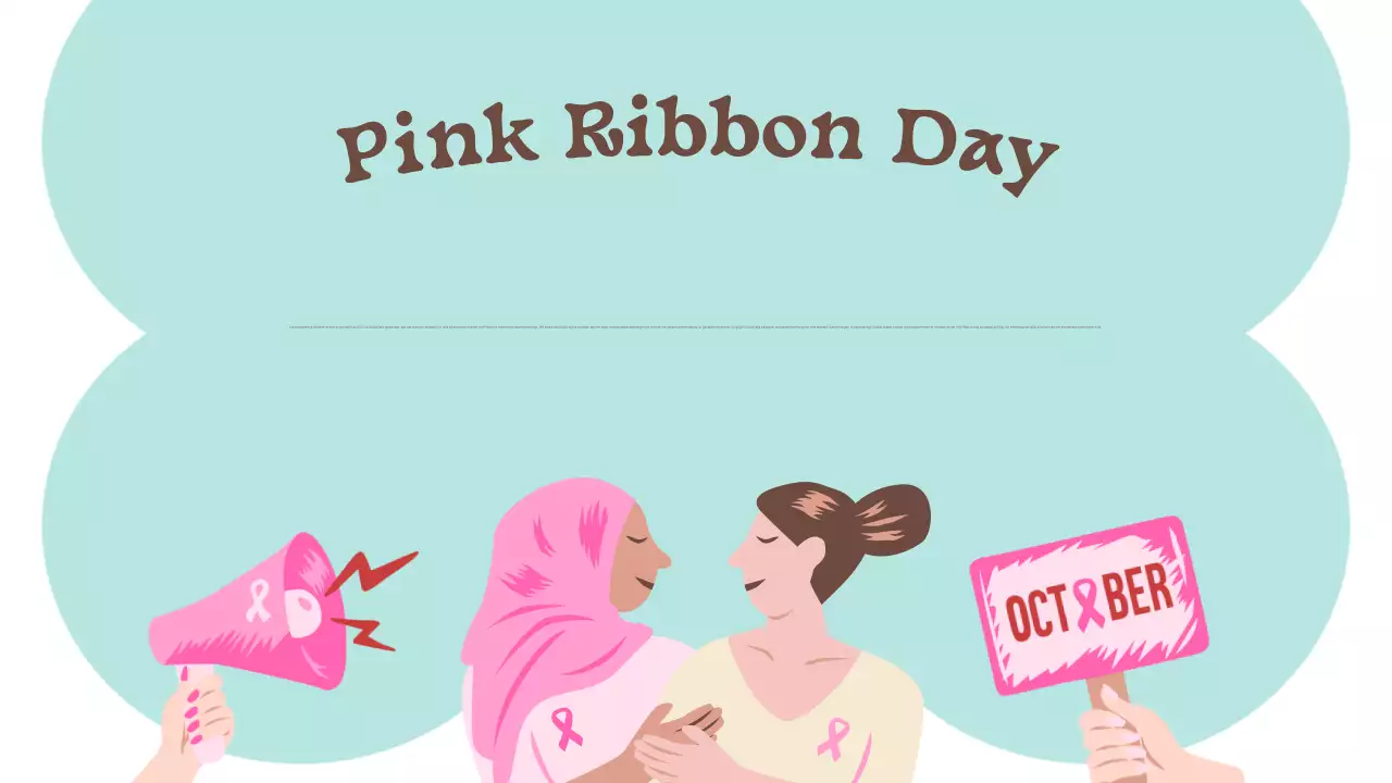 Pink und Mint Pop Kampagne zum Pink Ribbon Day