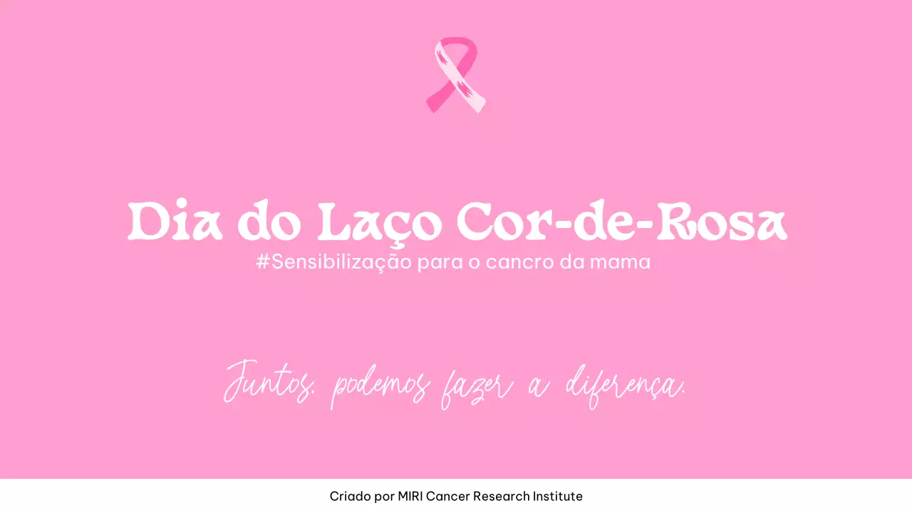 Campanha do dia do laço cor-de-rosa e da menta