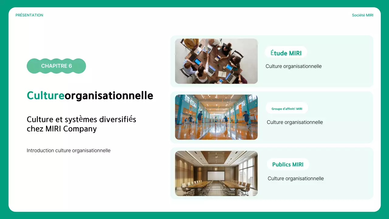 Guide de la culture d'entreprise simple livre en vert et menthe