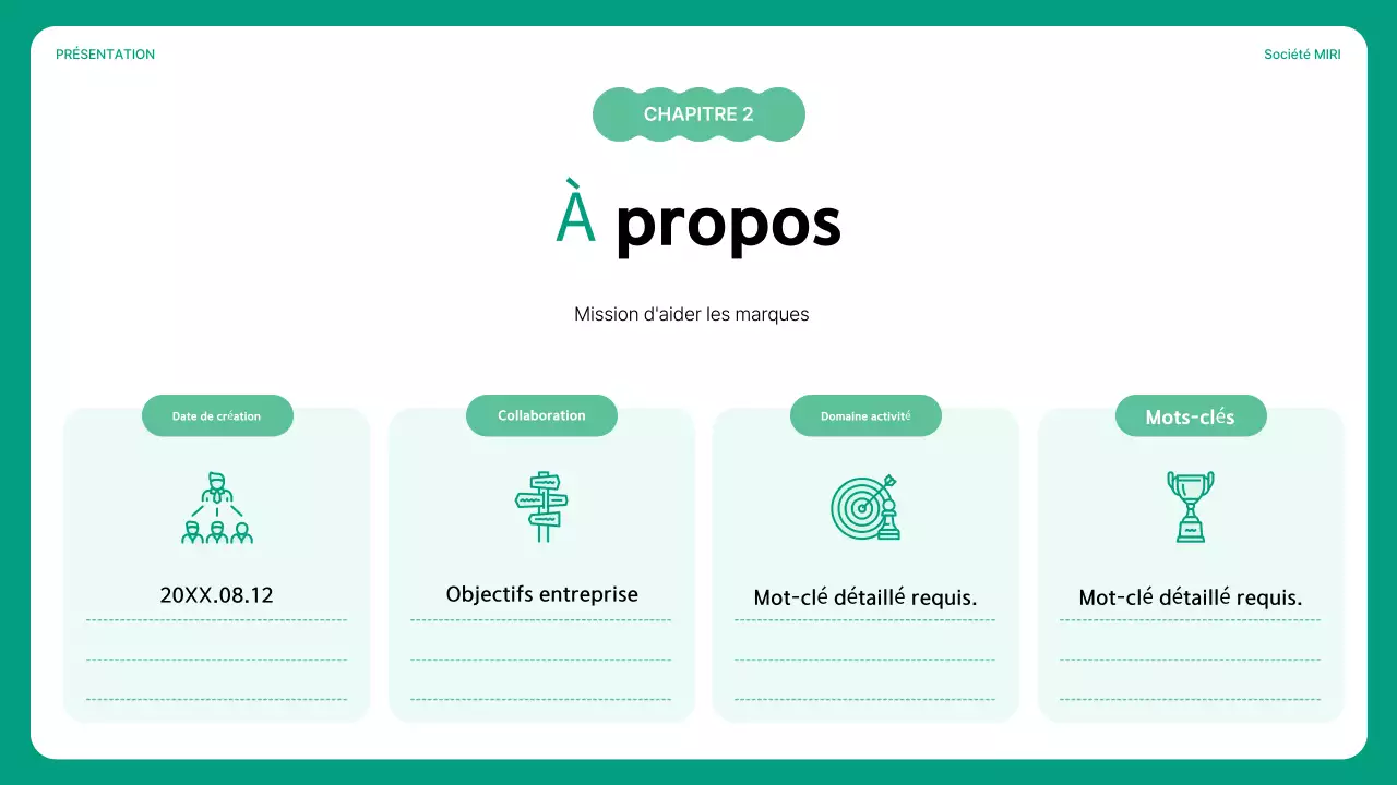 Guide de la culture d'entreprise simple livre en vert et menthe