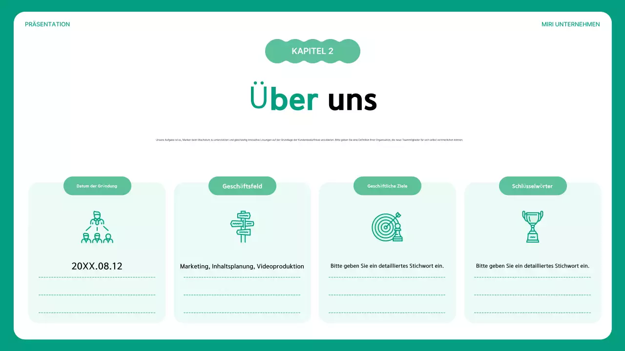 Ein Leitfaden für die einfache Unternehmenskultur Buch in grün und mint