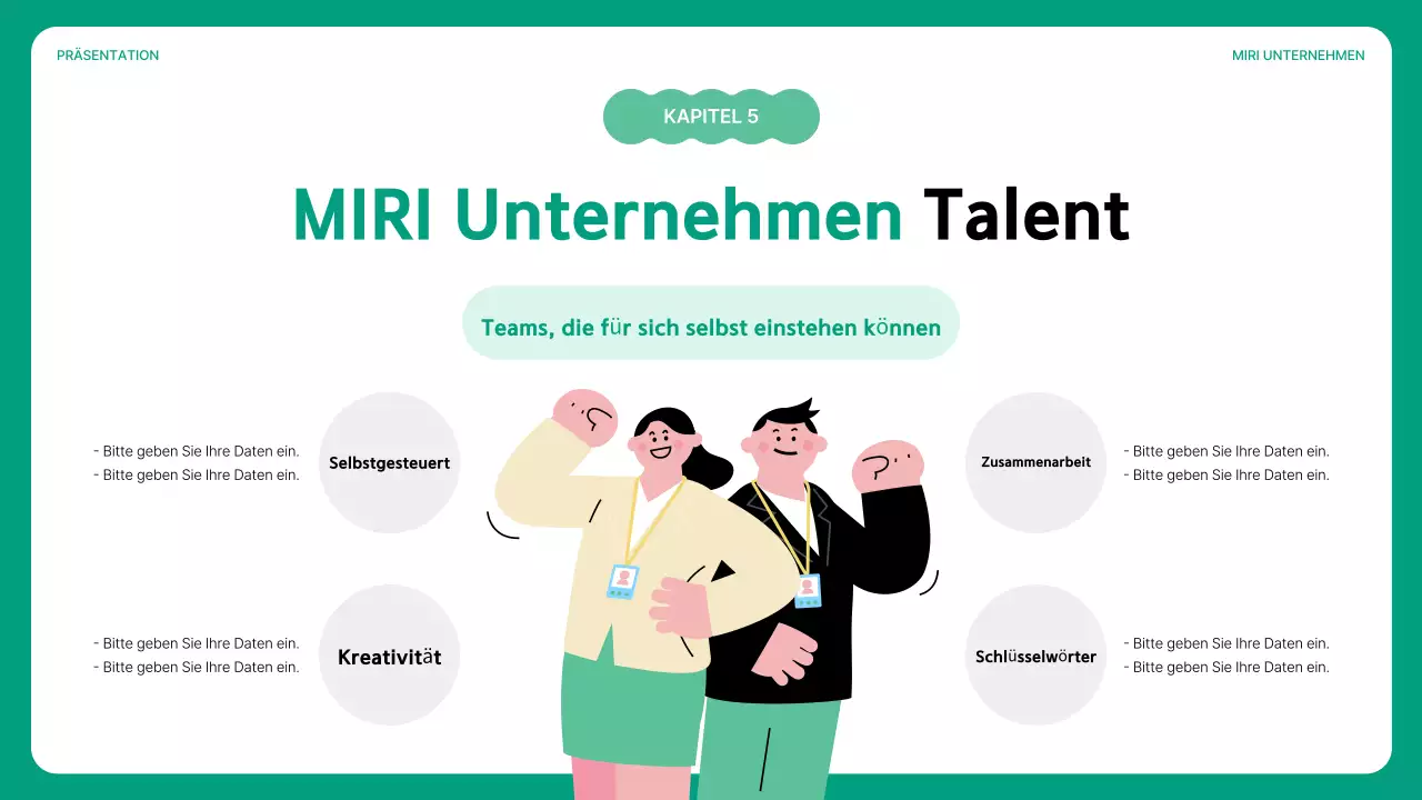 Ein Leitfaden für die einfache Unternehmenskultur Buch in grün und mint