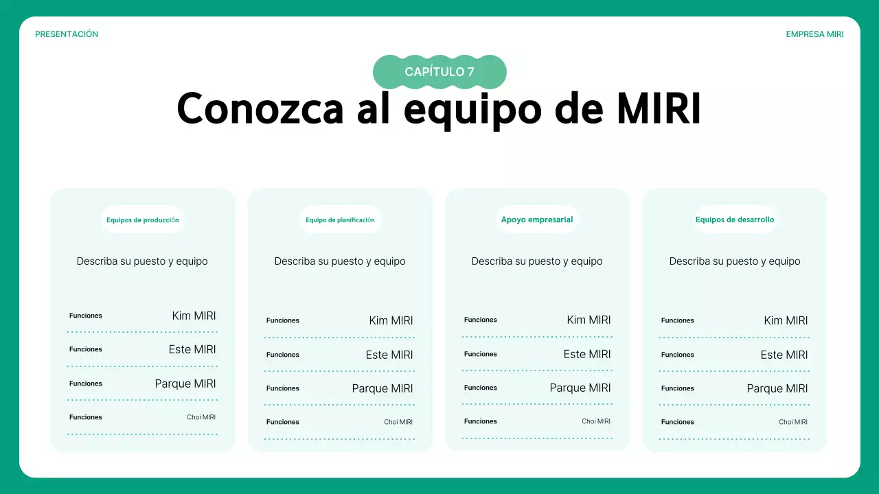 Guía del libro de cultura empresarial sencilla en verde y menta