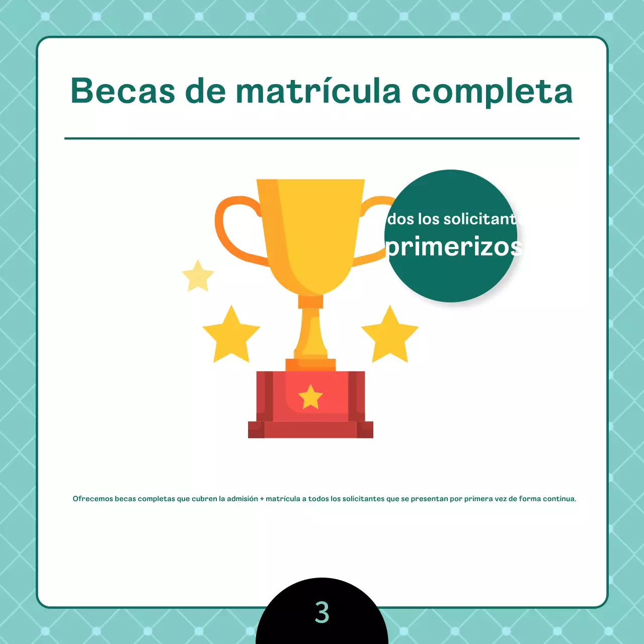 Un anuncio de contratación universitaria limpio y de color menta