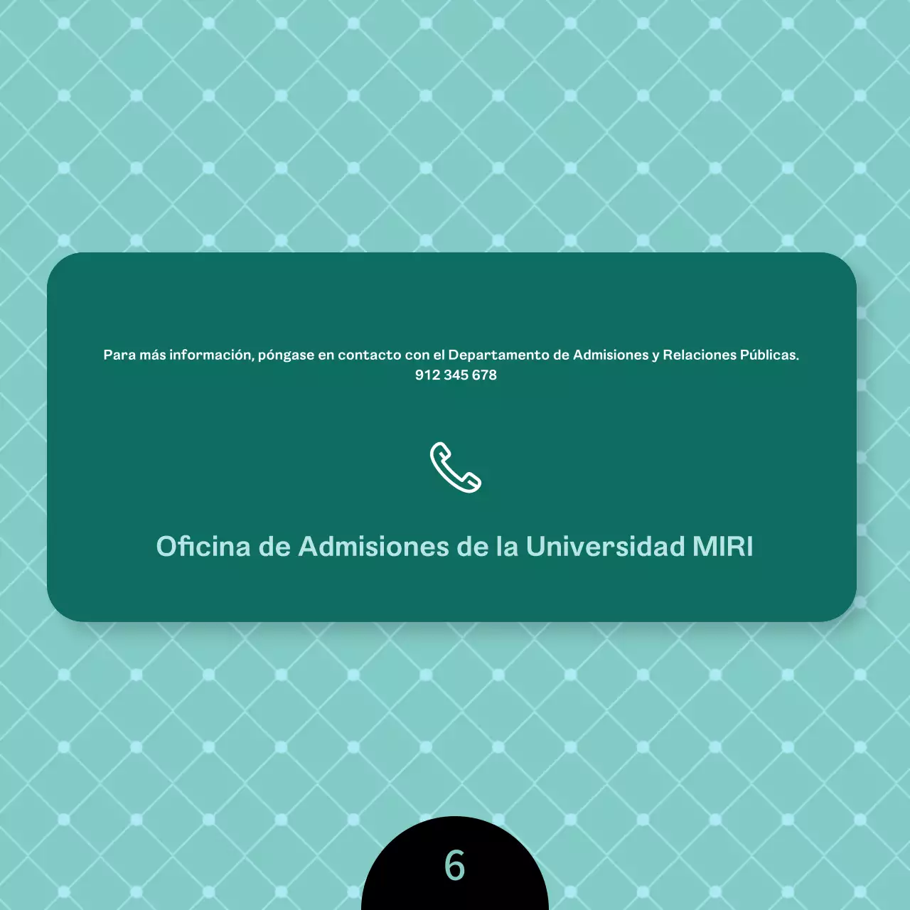 Un anuncio de contratación universitaria limpio y de color menta