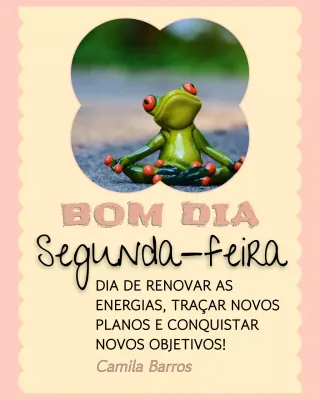 Postagem de Instagram com mensagem de bom dia em tons pastel