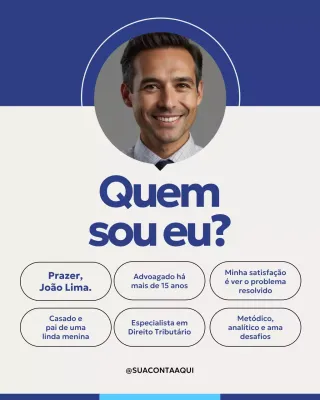 Postagem de depoimento do Blue Modern no Instagram