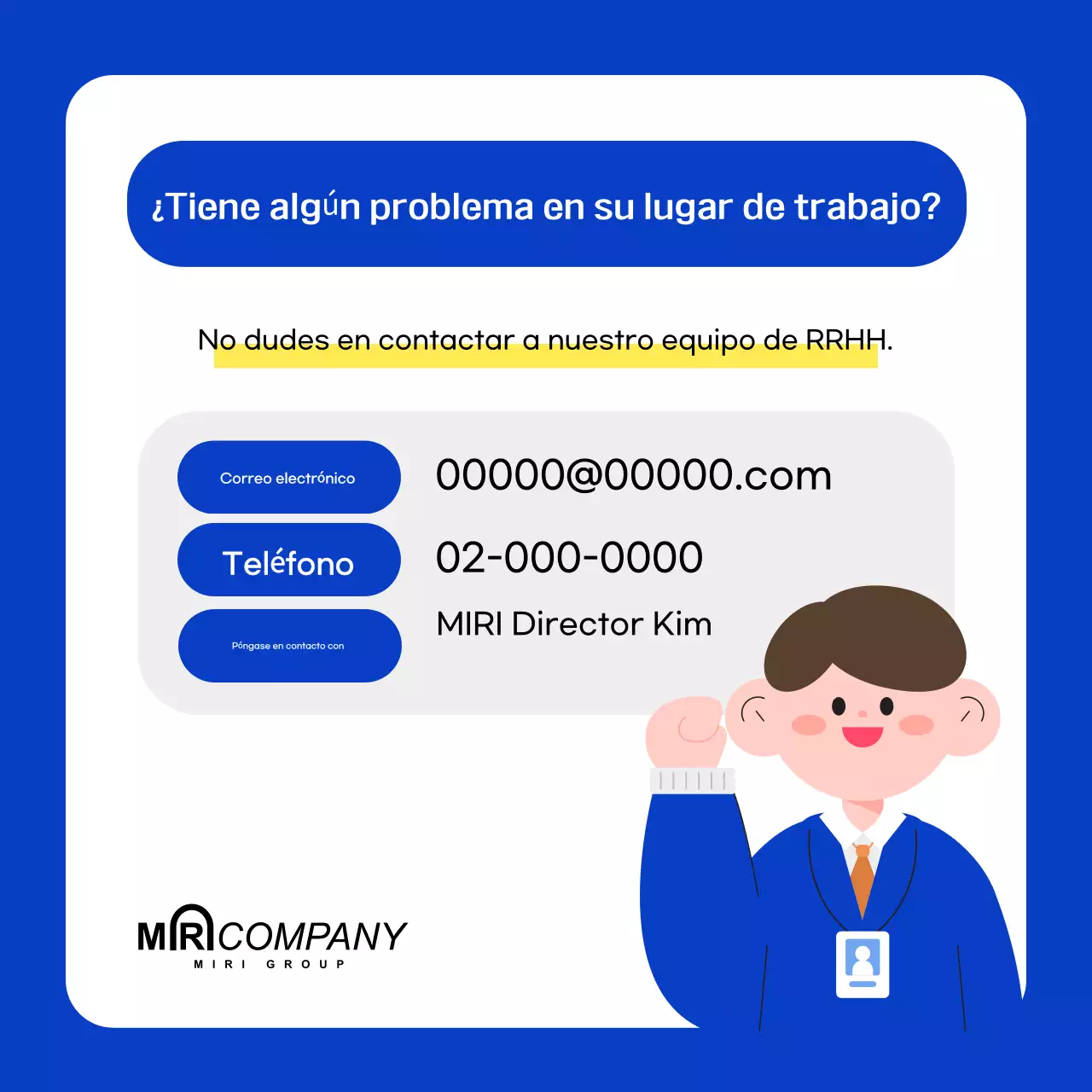 Consejos de etiqueta para nuevos empleados en azul y blanco