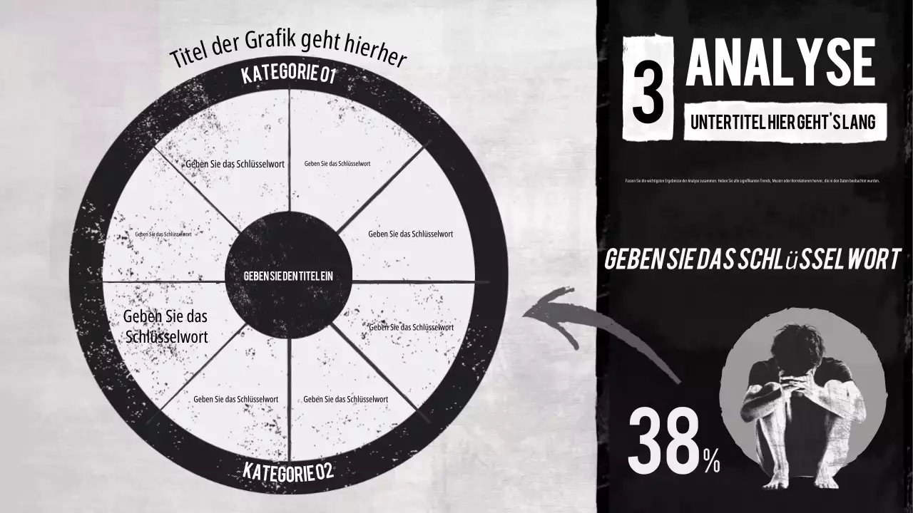 Schwarzer und weißer Vintage-Kurs zur Sensibilisierung für häusliche Gewalt