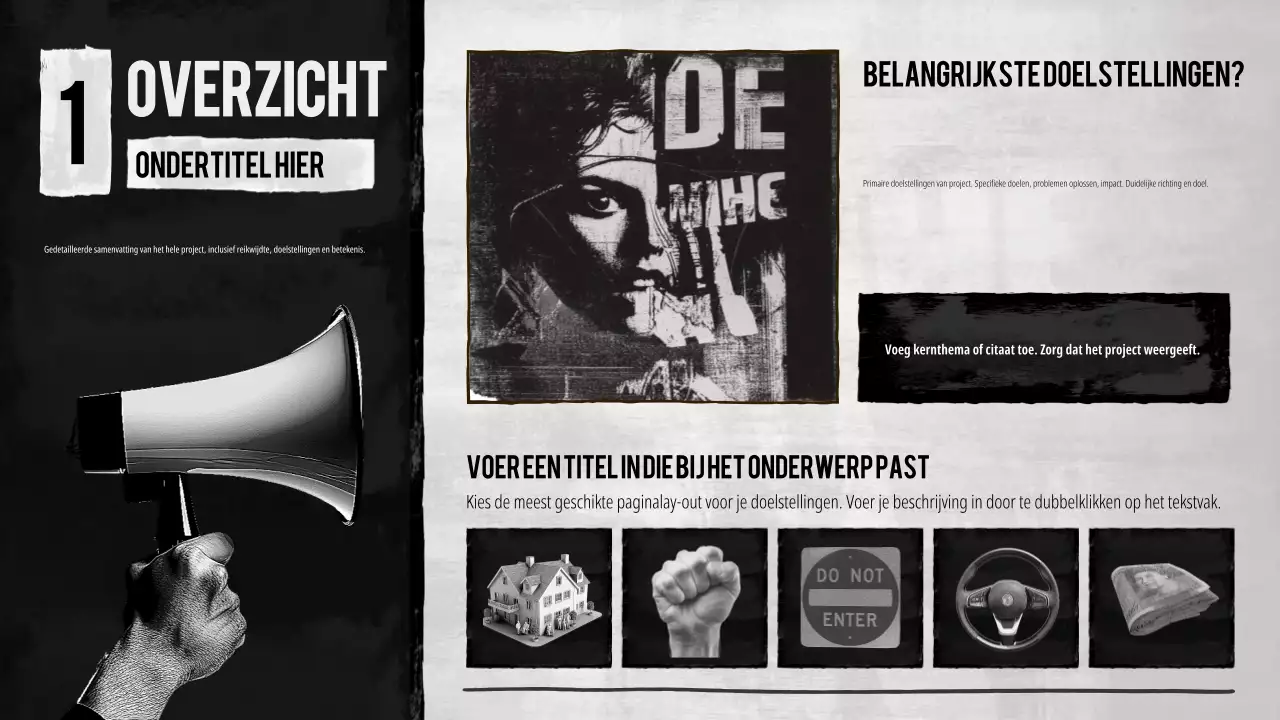 zwart-wit vintage voorlichting over huiselijk geweld