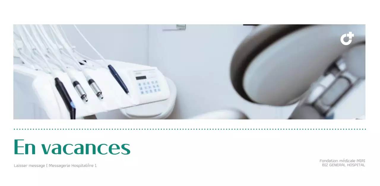 Calendrier hospitalier dans un cadre photo vert