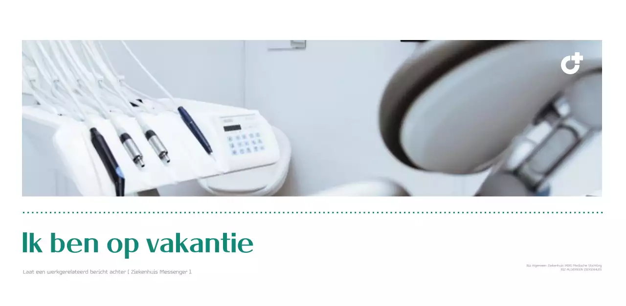 Ziekenhuiskalender in groen fotolijstje