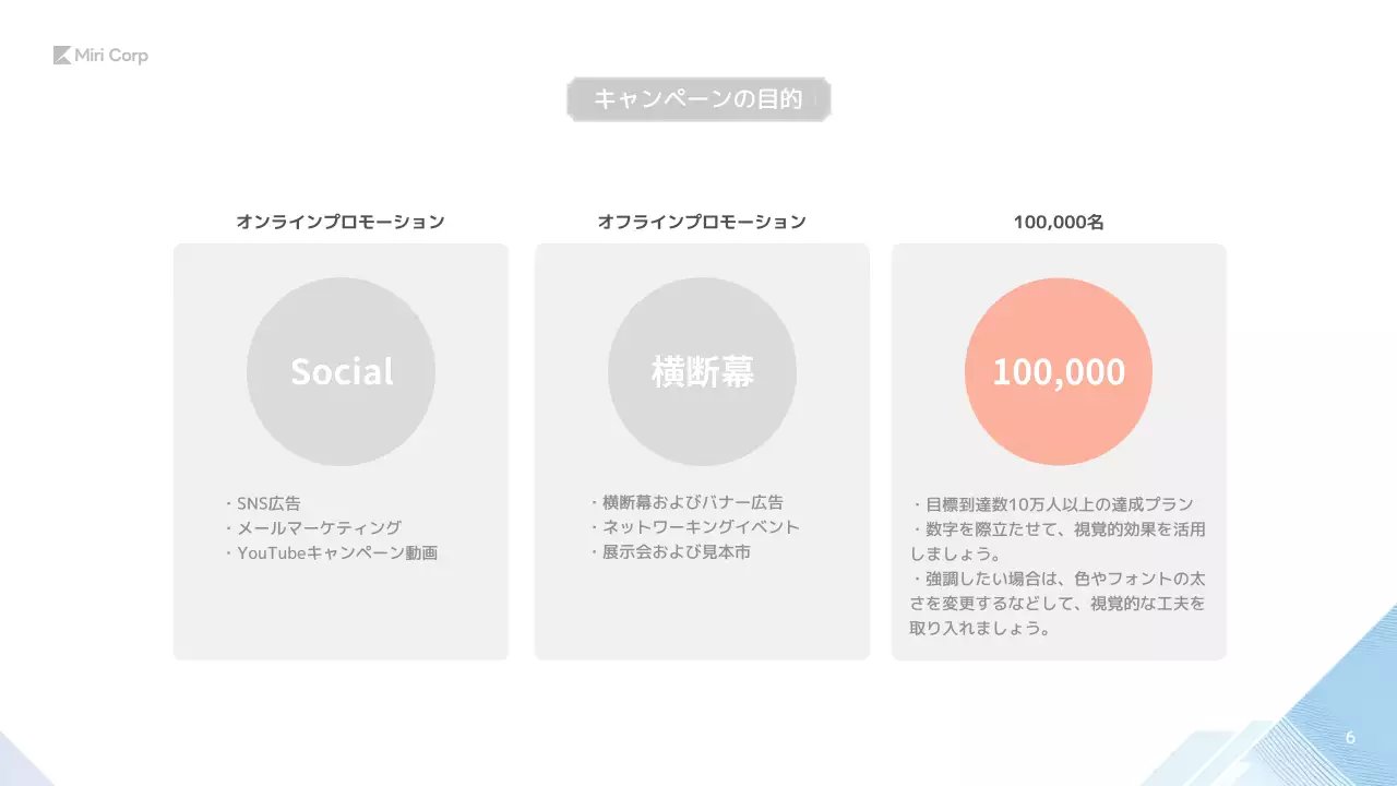 白 モダン マーケティング 企画書 プレゼンテーション