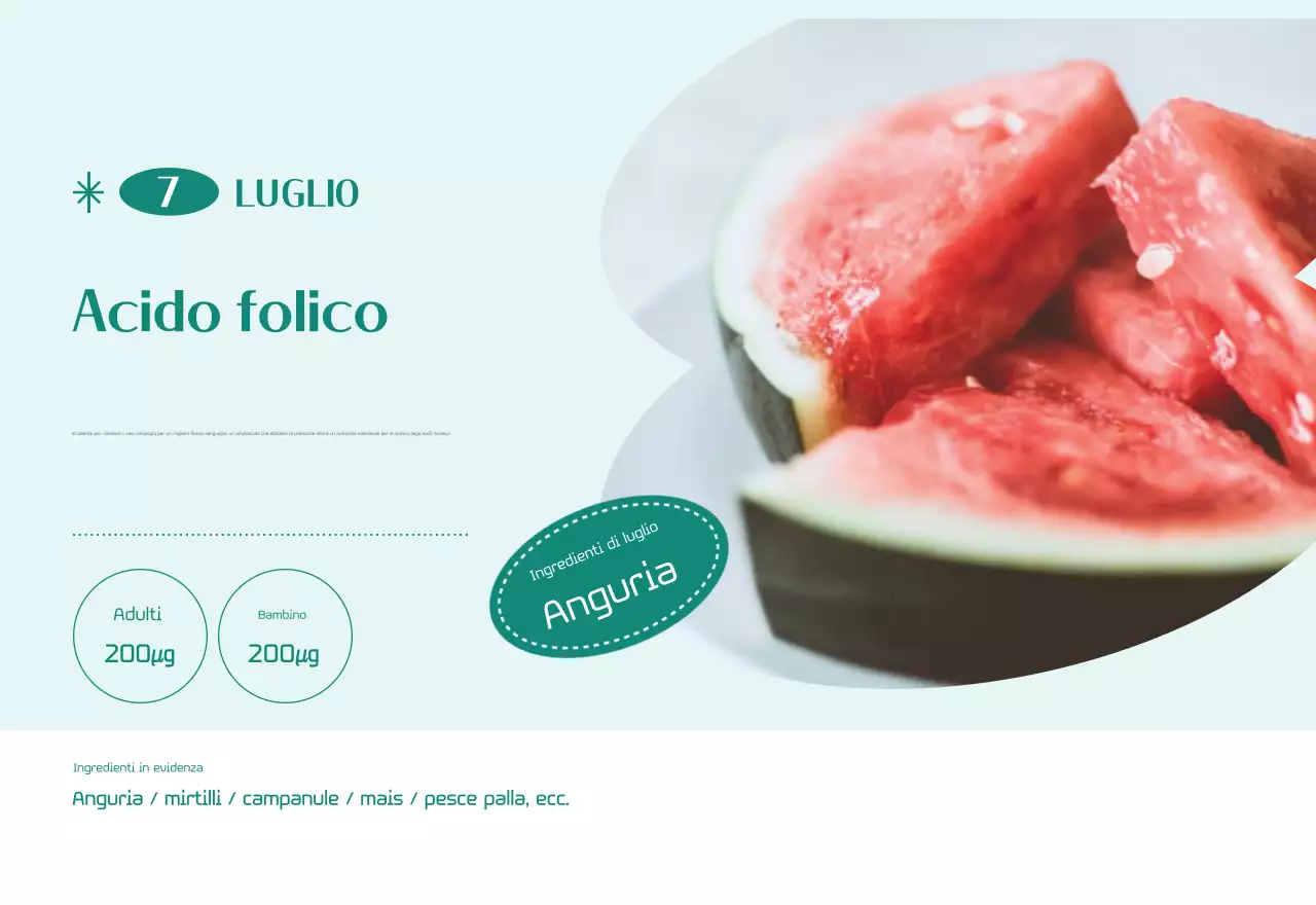 Calendario ospedaliero in cornice verde