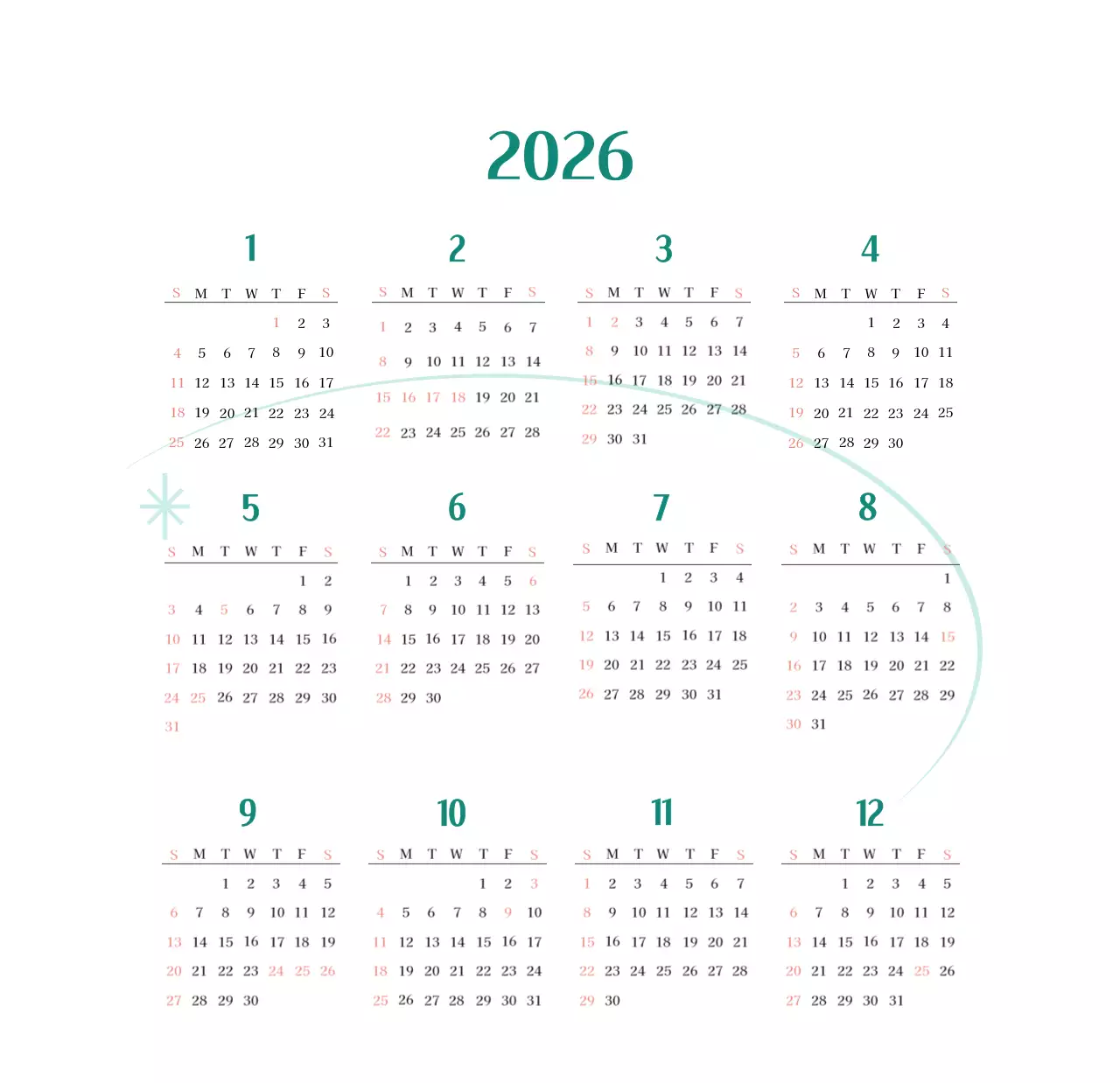 Kalender rumah sakit dalam bingkai foto hijau