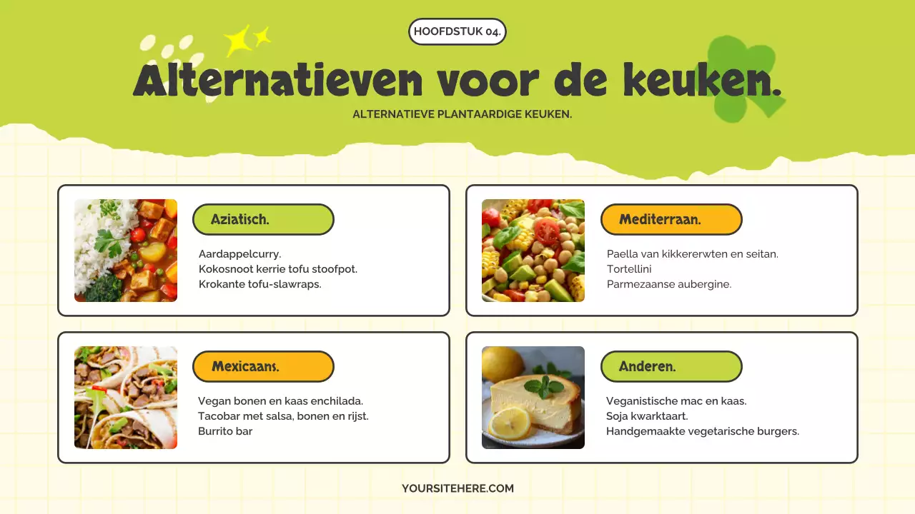 De schattige Meatless Monday-campagne van Yellow and Lotus
