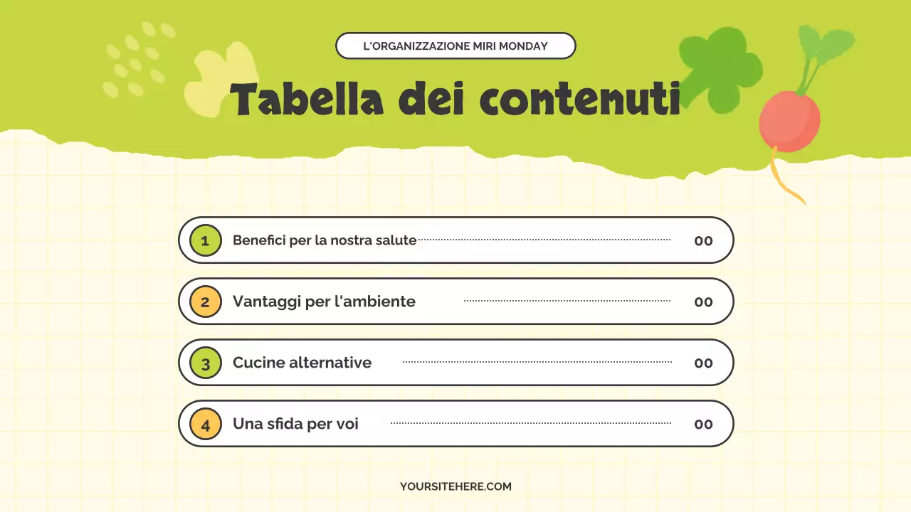 L'adorabile campagna del lunedì senza carne di Yellow and Lotus