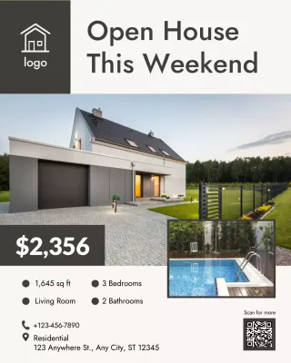 Beige Modern Real Estate Advertisement Instagram Post