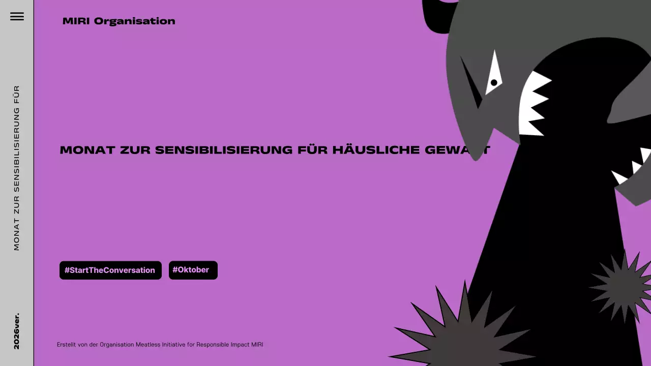 Ressourcen für den modernen Tag zur Aufklärung über häusliche Gewalt in Schwarz und Lila