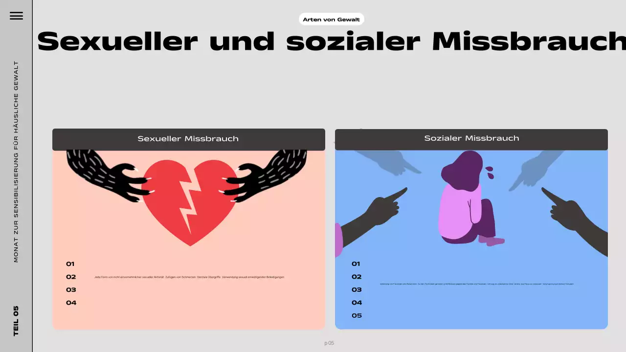 Ressourcen für den modernen Tag zur Aufklärung über häusliche Gewalt in Schwarz und Lila