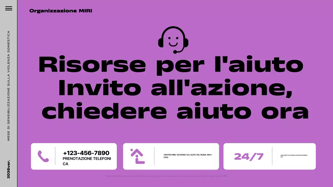 Risorse per la Giornata della consapevolezza della violenza domestica moderna in nero e viola