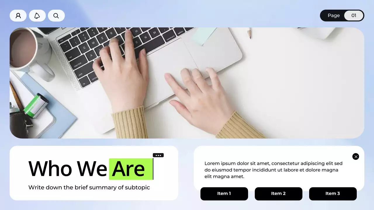 Blue and White Digital Marketing Presentation