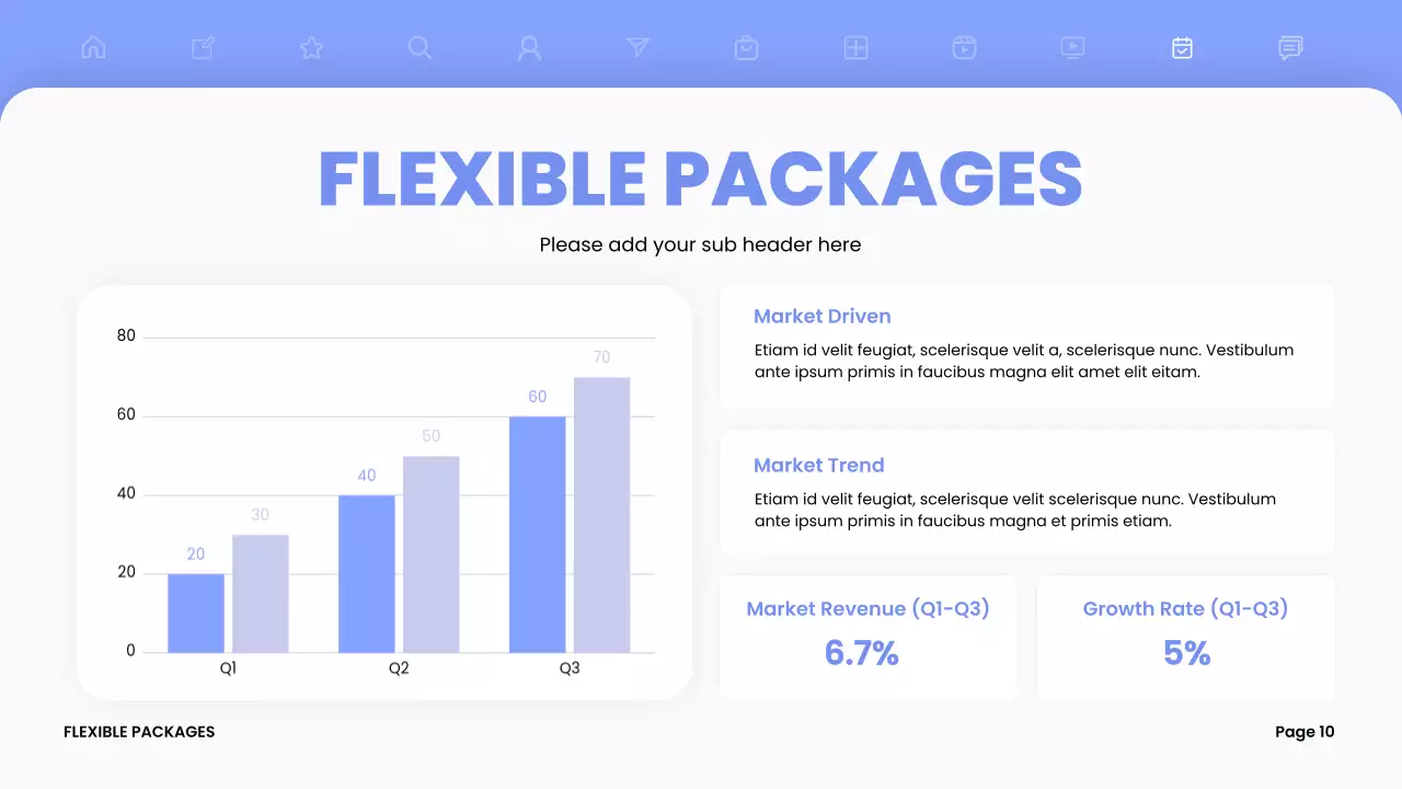 Blue Modern Marketing Presentation Instagram Post