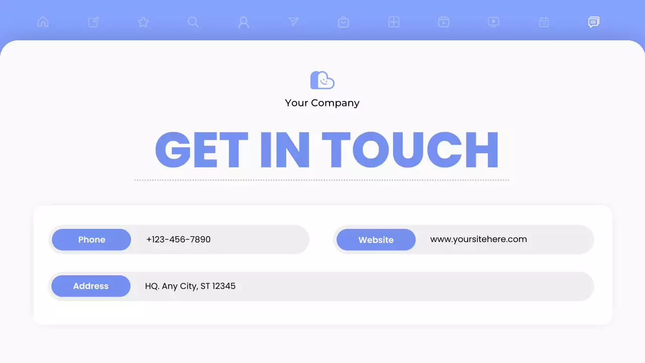 Blue Modern Marketing Presentation Instagram Post