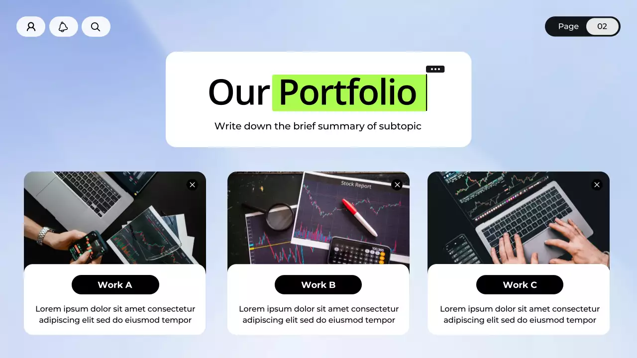 Blue and White Digital Marketing Presentation