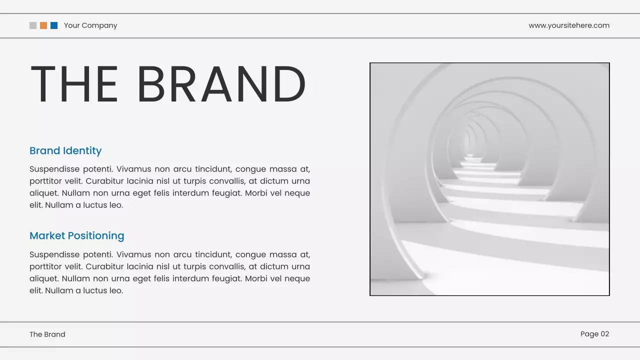 blue Modern Content Marketing Strategy Presentation