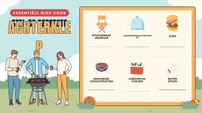 Groen Geel Eenvoudige Natuurlijke Achterklep Opstelling Gids