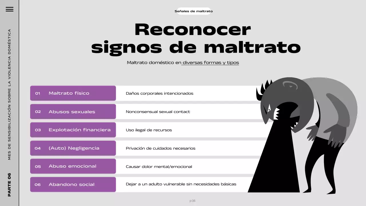 Recursos en negro y púrpura para el Día Europeo de Concienciación sobre la Violencia Doméstica