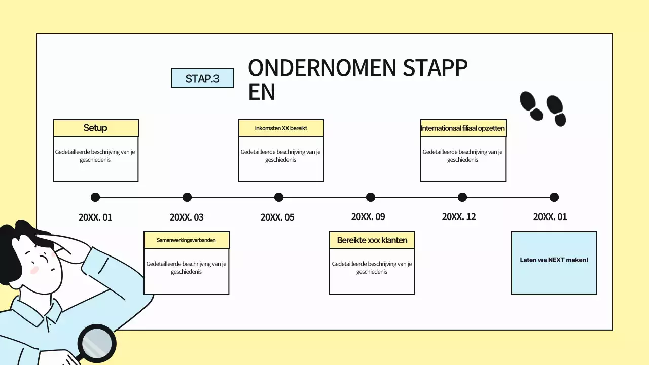Een gids voor een eenvoudig grijs en geel bedrijfscultuurboek